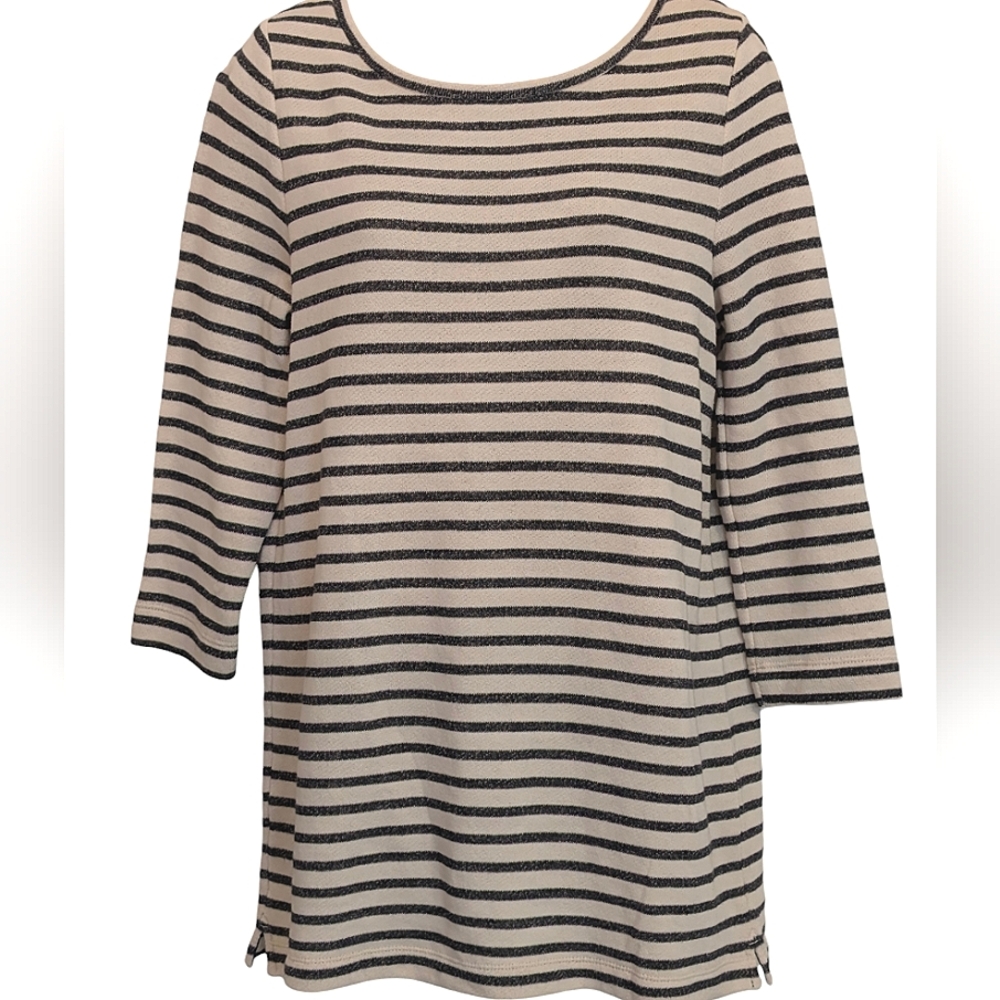 Ann Taylor Loft striped tunic medium
